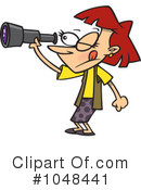 Binoculars Clipart #1048441 by toonaday