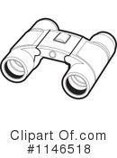 Binoculars Clipart #1146518 by Lal Perera
