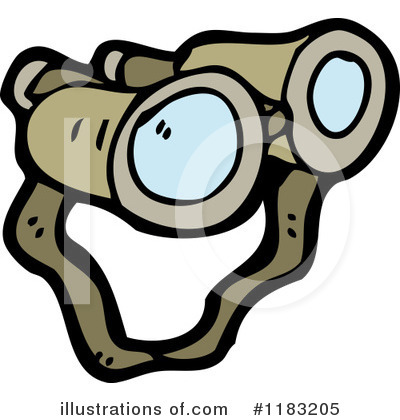Royalty-Free (RF) Binoculars Clipart Illustration by lineartestpilot - Stock Sample #1183205