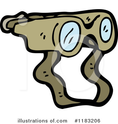 Royalty-Free (RF) Binoculars Clipart Illustration by lineartestpilot - Stock Sample #1183206