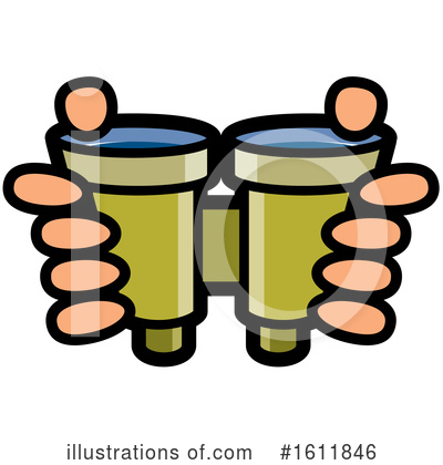 Binoculars Clipart #1611846 by Lal Perera