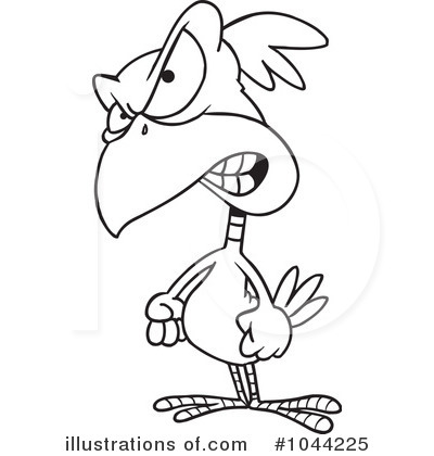 Royalty-Free (RF) Bird Clipart Illustration by toonaday - Stock Sample #1044225