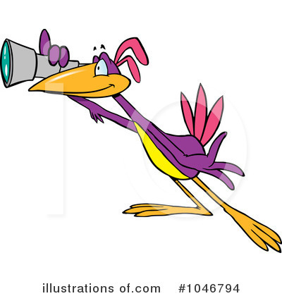 Royalty-Free (RF) Bird Clipart Illustration by toonaday - Stock Sample #1046794
