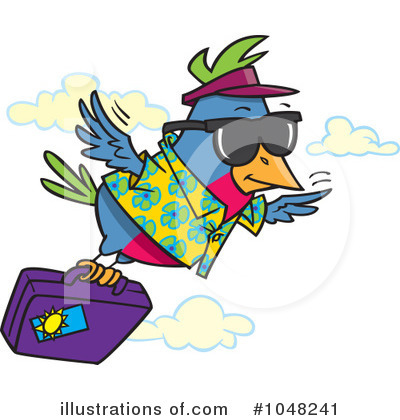 Royalty-Free (RF) Bird Clipart Illustration by toonaday - Stock Sample #1048241