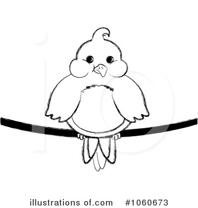 Royalty-Free (RF) Bird Clipart Illustration by Pams Clipart - Stock Sample #1060673