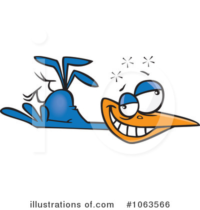 Royalty-Free (RF) Bird Clipart Illustration by toonaday - Stock Sample #1063566