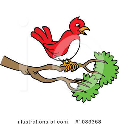 Royalty-Free (RF) Bird Clipart Illustration by LaffToon - Stock Sample #1083363