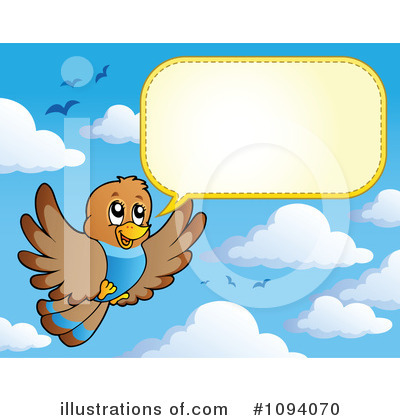 Royalty-Free (RF) Bird Clipart Illustration by visekart - Stock Sample #1094070