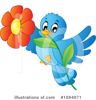 Royalty-Free (RF) Bird Clipart Illustration by visekart - Stock Sample #1094071