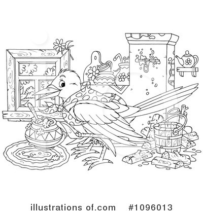 Royalty-Free (RF) Bird Clipart Illustration by Alex Bannykh - Stock Sample #1096013
