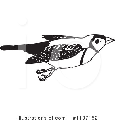 Royalty-Free (RF) Bird Clipart Illustration by Dennis Holmes Designs - Stock Sample #1107152