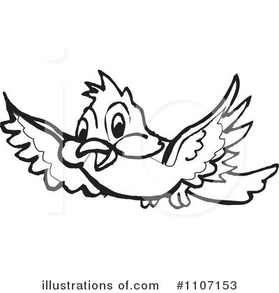 Royalty-Free (RF) Bird Clipart Illustration by Dennis Holmes Designs - Stock Sample #1107153