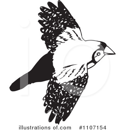 Royalty-Free (RF) Bird Clipart Illustration by Dennis Holmes Designs - Stock Sample #1107154