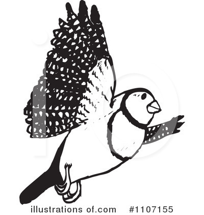 Royalty-Free (RF) Bird Clipart Illustration by Dennis Holmes Designs - Stock Sample #1107155