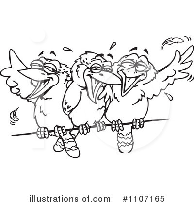 Royalty-Free (RF) Bird Clipart Illustration by Dennis Holmes Designs - Stock Sample #1107165