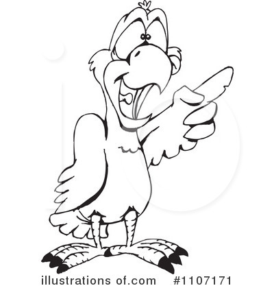 Royalty-Free (RF) Bird Clipart Illustration by Dennis Holmes Designs - Stock Sample #1107171