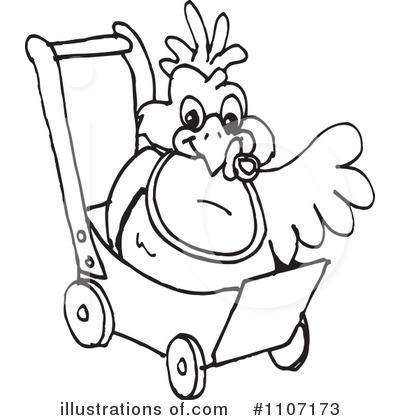 Royalty-Free (RF) Bird Clipart Illustration by Dennis Holmes Designs - Stock Sample #1107173