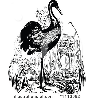 Royalty-Free (RF) Bird Clipart Illustration by Prawny Vintage - Stock Sample #1113682