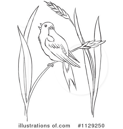 Royalty-Free (RF) Bird Clipart Illustration by Picsburg - Stock Sample #1129250
