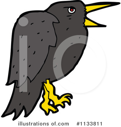 Crow Clipart #1133811 by lineartestpilot