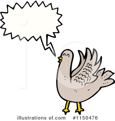 Royalty-Free (RF) Bird Clipart Illustration by lineartestpilot - Stock Sample #1150476