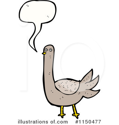 Royalty-Free (RF) Bird Clipart Illustration by lineartestpilot - Stock Sample #1150477