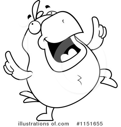 Royalty-Free (RF) Bird Clipart Illustration by Cory Thoman - Stock Sample #1151655