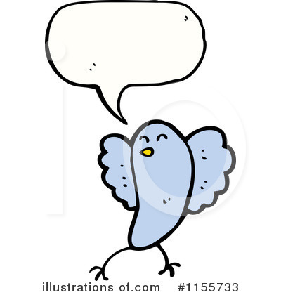 Royalty-Free (RF) Bird Clipart Illustration by lineartestpilot - Stock Sample #1155733