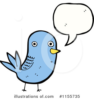 Royalty-Free (RF) Bird Clipart Illustration by lineartestpilot - Stock Sample #1155735