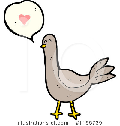 Royalty-Free (RF) Bird Clipart Illustration by lineartestpilot - Stock Sample #1155739