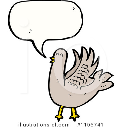 Royalty-Free (RF) Bird Clipart Illustration by lineartestpilot - Stock Sample #1155741