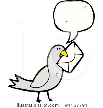 Royalty-Free (RF) Bird Clipart Illustration by lineartestpilot - Stock Sample #1157791