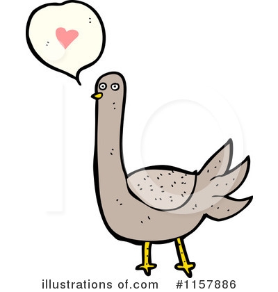 Royalty-Free (RF) Bird Clipart Illustration by lineartestpilot - Stock Sample #1157886