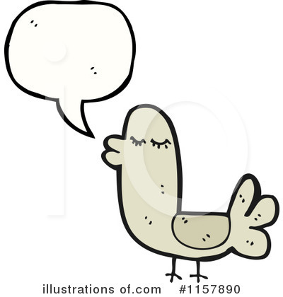 Royalty-Free (RF) Bird Clipart Illustration by lineartestpilot - Stock Sample #1157890