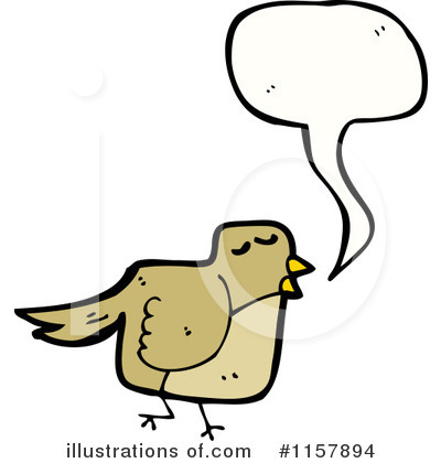 Royalty-Free (RF) Bird Clipart Illustration by lineartestpilot - Stock Sample #1157894