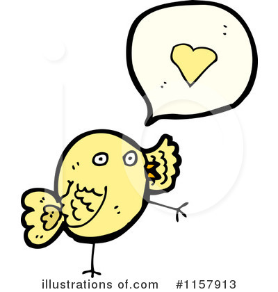 Royalty-Free (RF) Bird Clipart Illustration by lineartestpilot - Stock Sample #1157913