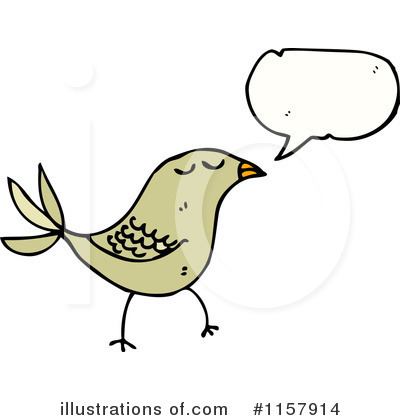 Royalty-Free (RF) Bird Clipart Illustration by lineartestpilot - Stock Sample #1157914