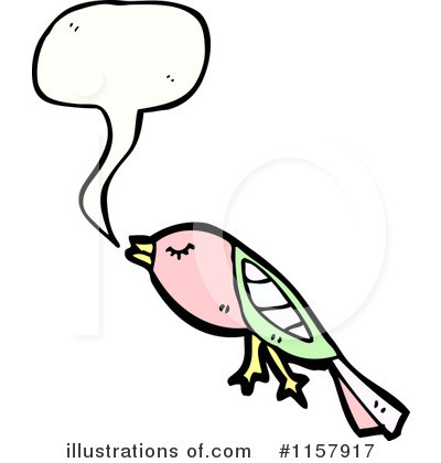Royalty-Free (RF) Bird Clipart Illustration by lineartestpilot - Stock Sample #1157917