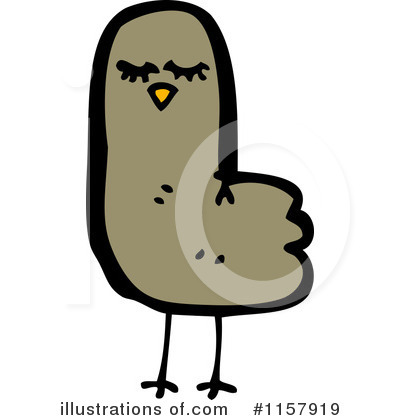Royalty-Free (RF) Bird Clipart Illustration by lineartestpilot - Stock Sample #1157919
