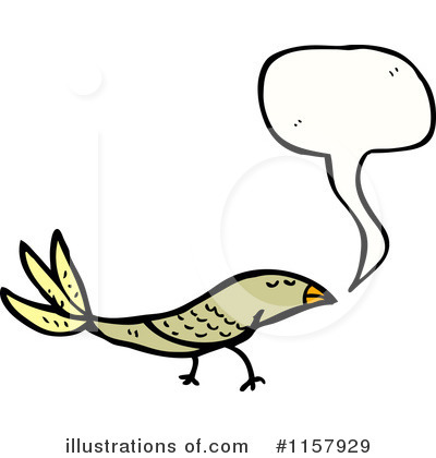 Royalty-Free (RF) Bird Clipart Illustration by lineartestpilot - Stock Sample #1157929