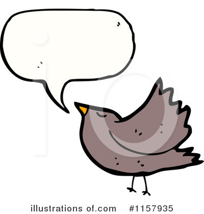 Royalty-Free (RF) Bird Clipart Illustration by lineartestpilot - Stock Sample #1157935