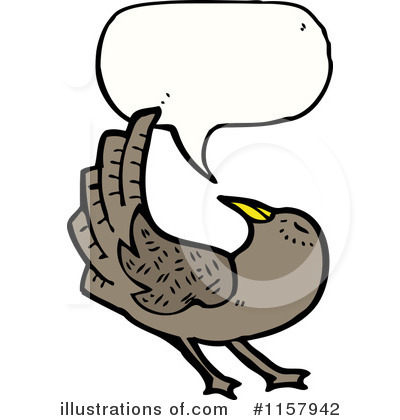 Royalty-Free (RF) Bird Clipart Illustration by lineartestpilot - Stock Sample #1157942