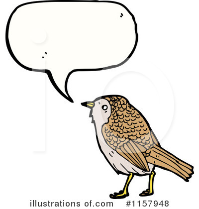Royalty-Free (RF) Bird Clipart Illustration by lineartestpilot - Stock Sample #1157948
