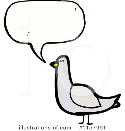 Royalty-Free (RF) Bird Clipart Illustration by lineartestpilot - Stock Sample #1157951
