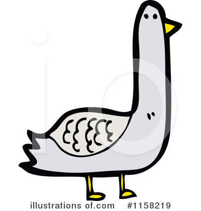 Royalty-Free (RF) Bird Clipart Illustration by lineartestpilot - Stock Sample #1158219