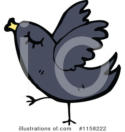 Royalty-Free (RF) Bird Clipart Illustration by lineartestpilot - Stock Sample #1158222