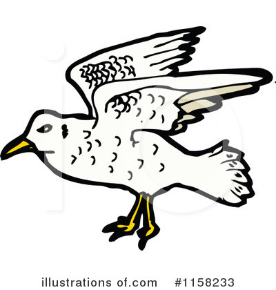 Royalty-Free (RF) Bird Clipart Illustration by lineartestpilot - Stock Sample #1158233
