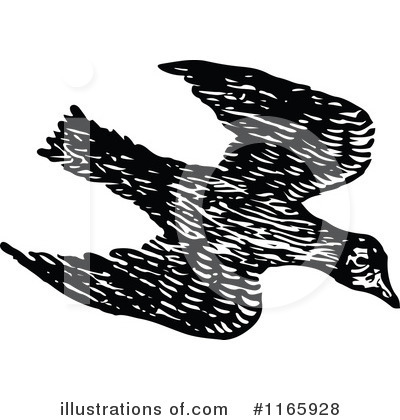 Royalty-Free (RF) Bird Clipart Illustration by Prawny Vintage - Stock Sample #1165928