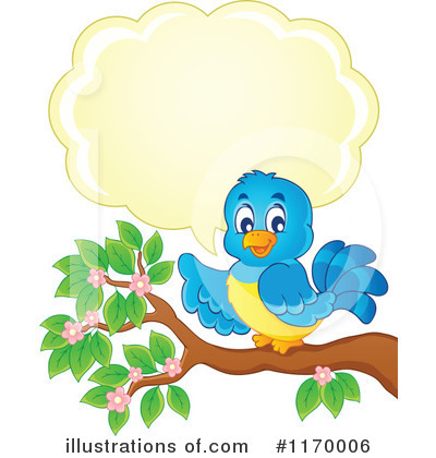 Royalty-Free (RF) Bird Clipart Illustration by visekart - Stock Sample #1170006
