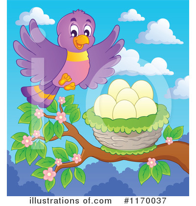 Royalty-Free (RF) Bird Clipart Illustration by visekart - Stock Sample #1170037